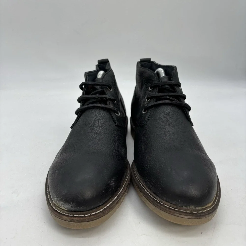 Gordon Rush Hayes Shoes Mens 8.5 Black Suede Lace Up Boots Casual Dress $199